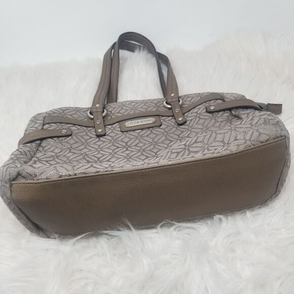 Tyler Bodan Fabric with Faux Leather Trim - Picture 14 of 15